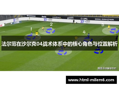 法尔范在沙尔克04战术体系中的核心角色与位置解析