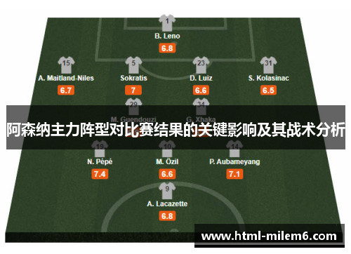 阿森纳主力阵型对比赛结果的关键影响及其战术分析